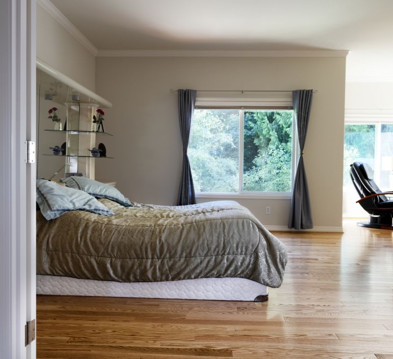 Bedroom with Double-Hung Windows